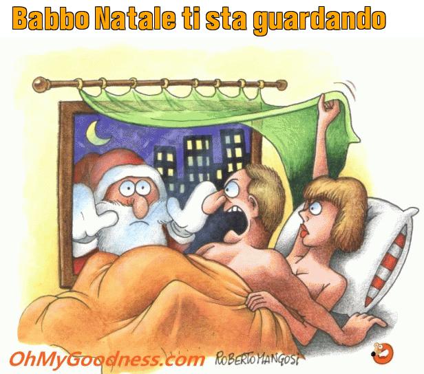 : Babbo Natale ti sta guardando